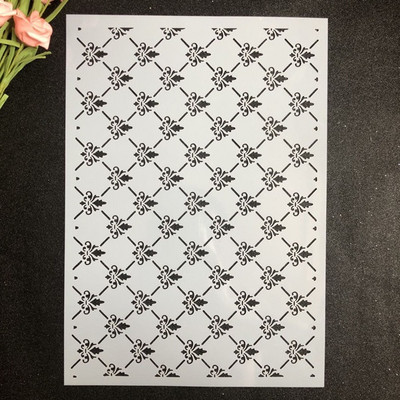 Zidna šablona za rukotvorine veličine A4 za slikanje na drvu, tkanini, zidovima Art Room Decal Scrapbooking Album za utiskivanje Papirnate kartice