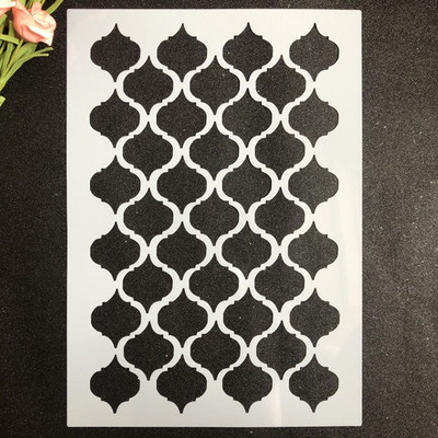 Zidna šablona za rukotvorine veličine A4 za slikanje na drvu, tkanini, zidovima Art Room Decal Scrapbooking Album za utiskivanje Papirnate kartice