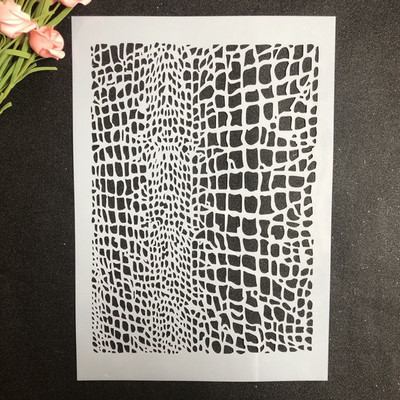 Zidna šablona za rukotvorine veličine A4 za slikanje na drvu, tkanini, zidovima Art Room Decal Scrapbooking Album za utiskivanje Papirnate kartice