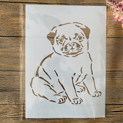 A4 29 cm divi Gecko DIY slāņošanas trafareti sienu gleznojuma albums Krāsošana ar reljefu albumu dekoratīvā veidne