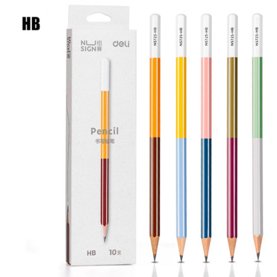 10kom/kutija DELI NS725 HB 2B olovka školarac uredski papirni materijal poklon