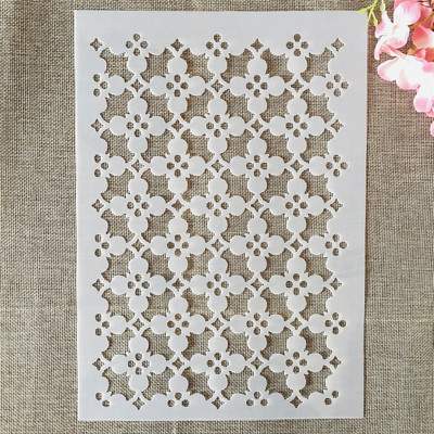 A4 29 cm točkasti okrugli DIY šablone za slojeve Spomenar za bojenje Album za utiskivanje Ukrasni predložak