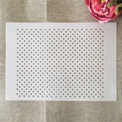 A4 29 cm točkasti okrugli DIY šablone za slojeve Spomenar za bojenje Album za utiskivanje Ukrasni predložak