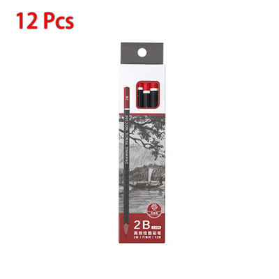 12 kom. Novi visokokvalitetni set olovaka za skice Studentski ručni alati za crtanje Hb 2b Ispit Olovka Likovni pribor Olovka za pisanje Veleprodaja