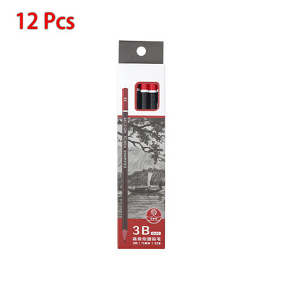 12 kom. Novi visokokvalitetni set olovaka za skice Studentski ručni alati za crtanje Hb 2b Ispit Olovka Likovni pribor Olovka za pisanje Veleprodaja