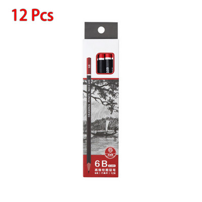 12 kom. Novi visokokvalitetni set olovaka za skice Studentski ručni alati za crtanje Hb 2b Ispit Olovka Likovni pribor Olovka za pisanje Veleprodaja