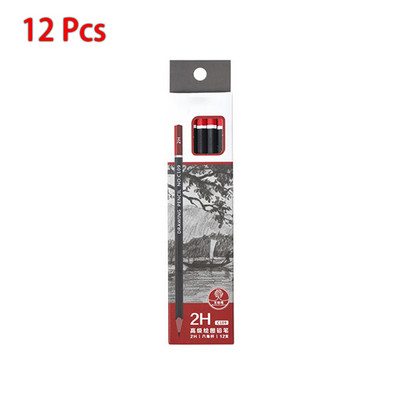 12 kom. Novi visokokvalitetni set olovaka za skice Studentski ručni alati za crtanje Hb 2b Ispit Olovka Likovni pribor Olovka za pisanje Veleprodaja