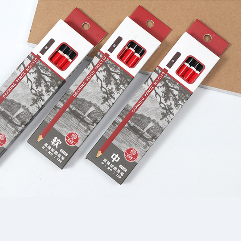 12 kom. Novi visokokvalitetni set olovaka za skice Studentski ručni alati za crtanje Hb 2b Ispit Olovka Likovni pribor Olovka za pisanje Veleprodaja