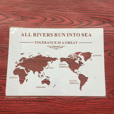 A4 29 * 21 cm Mjesečeva mandala DIY šablone Zidne slike Spomenar Bojanje Album za utiskivanje Ukrasni papirni predložak kartice, zid