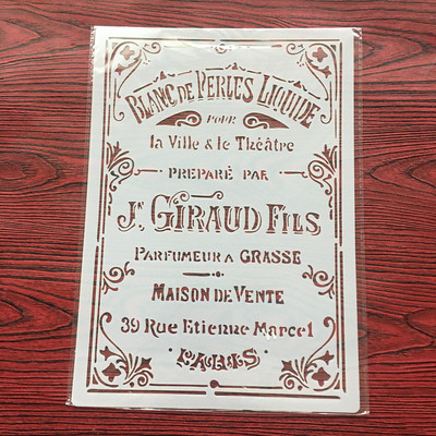 A4 29 * 21 cm Mjesečeva mandala DIY šablone Zidne slike Spomenar Bojanje Album za utiskivanje Ukrasni papirni predložak kartice, zid