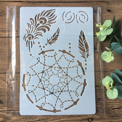 26*18cm Home Sweet Words DIY Šablone za slojeve Zidne slike Spomenar Bojanje Album za utiskivanje Ukrasni papirni predložak kartice