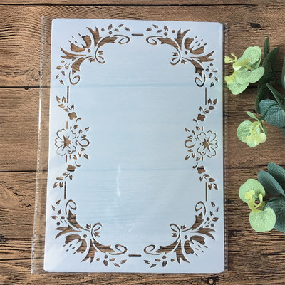 26*18cm Home Sweet Words DIY Šablone za slojeve Zidne slike Spomenar Bojanje Album za utiskivanje Ukrasni papirni predložak kartice