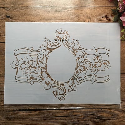 A4 29 cm Grana ružinog cvijeta DIY Šablone za slojeve Zidne slike Spomenar Bojanje Album za utiskivanje Ukrasni predložak