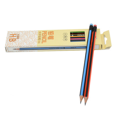 12Pcs zaštita okoliša HB 2B standardna olovka svijetla bezolovna otrovna šesterokutna / trokutna olovka