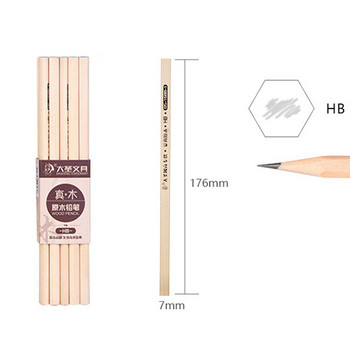 10 бр. нови екологични моливи HB, подходящи за ученици да пишат рисуване дървени моливи, за да научат офис консумативи