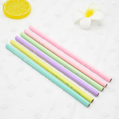 12 gab Kawaii Wood Pencils HB Graphite Pencil Profesionāls skolas skiču zīmulis Skolas biroja piederumi Ziemassvētku balvas bērniem