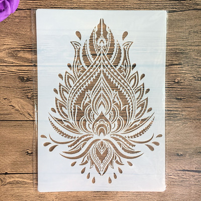 Šablóny na rámovanie na stenu, maľba na stenu, dizajnové šablóny na scrapbooking, pečiatka, album, dekoratívny reliéfny remeselný papier, šablóna kvetinovej etikety pre domácich majstrov.