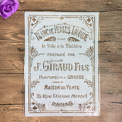 Šablóny na rámovanie na stenu, maľba na stenu, dizajnové šablóny na scrapbooking, pečiatka, album, dekoratívny reliéfny remeselný papier, šablóna kvetinovej etikety pre domácich majstrov.