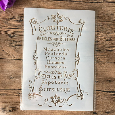 Šablóny na rámovanie na stenu, maľba na stenu, dizajnové šablóny na scrapbooking, pečiatka, album, dekoratívny reliéfny remeselný papier, šablóna kvetinovej etikety pre domácich majstrov.