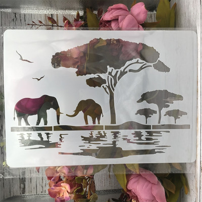 Šablóny na maľovanie na stenu s javorovým motýľom, javorový list, rozmer A4, 29 cm, na vrstvenie, scrapbooking, vyfarbovanie, reliéfny album, dekoratívna šablóna.