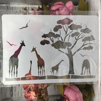 Šablóny na maľovanie na stenu s javorovým motýľom, javorový list, rozmer A4, 29 cm, na vrstvenie, scrapbooking, vyfarbovanie, reliéfny album, dekoratívna šablóna.