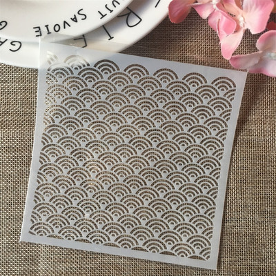 Godišnji Top 10 najprodavanijih 13*13cm DIY Šablone za slojeve Zidne slike Scrapbooking Utiskivanje Reljefni album Predložak kartice