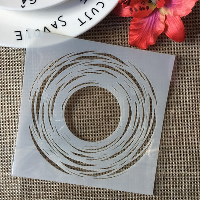 Godišnji Top 10 najprodavanijih 13*13cm DIY Šablone za slojeve Zidne slike Scrapbooking Utiskivanje Reljefni album Predložak kartice