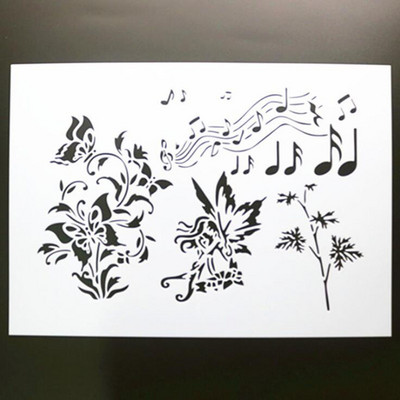 Šabloonid Seinale Loom Tiger DIY Kihistamine Maalimine Väljalõigete album värvimine Reljeef Album Dekoratiivne Paber Kaardi Mall Korduvkasutatav