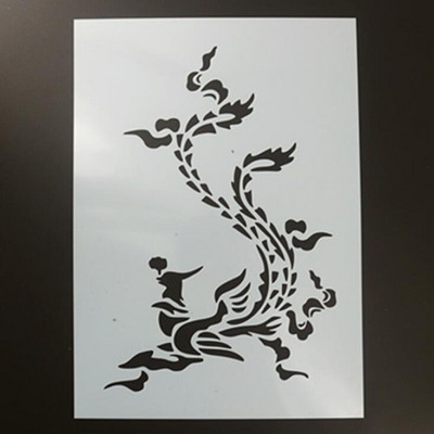 Šabloonid Seinale Loom Tiger DIY Kihistamine Maalimine Väljalõigete album värvimine Reljeef Album Dekoratiivne Paber Kaardi Mall Korduvkasutatav