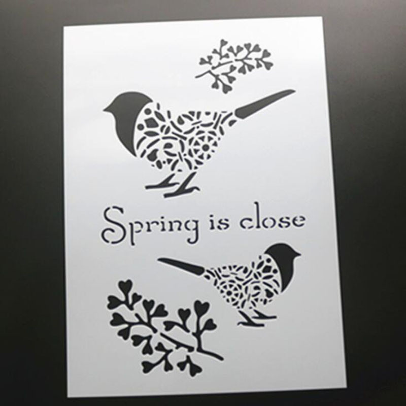 Šabloonid Seinale Loom Tiger DIY Kihistamine Maalimine Väljalõigete album värvimine Reljeef Album Dekoratiivne Paber Kaardi Mall Korduvkasutatav