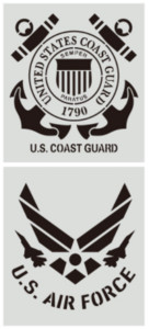 2 buc. șablon de pictură al forțelor aeriene ale forțelor aeriene din US Navy, șabloane pentru stratificarea peretelui DIY, album de însemnări de colorat, album în relief decorativ, reutilizabil