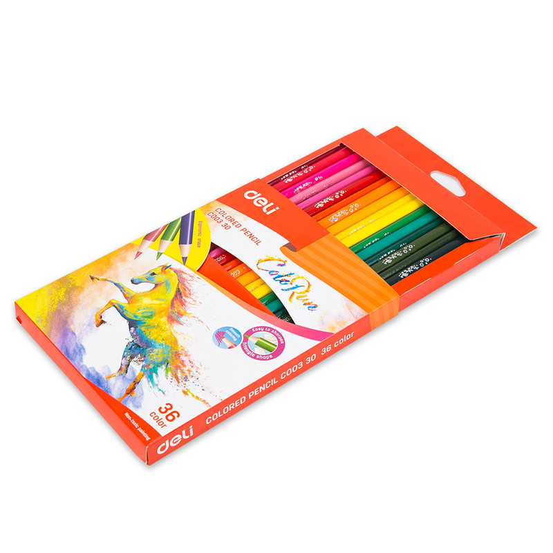 Deli spalvotas pieštukas 12 / 18 / 24 / 36 spalvos Menas Tapyba Piešimas Medžio spalvoti pieštukai Rinkinys Spalvos Mokykliniai reikmenys