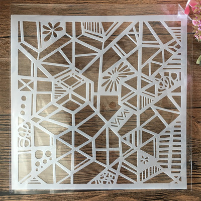 20*20cm slnečnicovo-oranžové šablóny na vrstvenie, maľovanie, scrapbooking, vyfarbovanie, embosovanie, album, dekoratívna šablóna