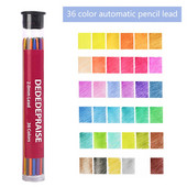 OOTDTY 36 boja 2,0 mm mehaničke olovke za pisanje i crtanje olovke za ponovno punjenje papirnati pribor školski uredski pribor