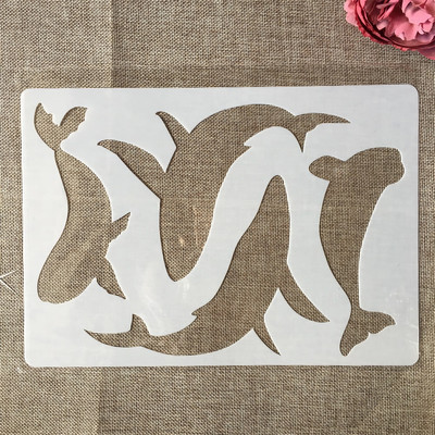 A4 29cm Gyvūnai Šuo Katė Lapė Triušis „Pasidaryk pats“ Sluoksniavimo trafaretai Tapyba Iškarpų albumas Spalvinimas Reljefinis albumas Dekoratyvinis Popierinis Šablonas