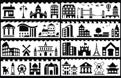 8 listova 18,2*5,2 cm Morska kornjača Riba Rak Šablon DIY Slojevi na zid Predložak za dekoraciju Spomenar Bojanje Reljef Višekratna upotreba