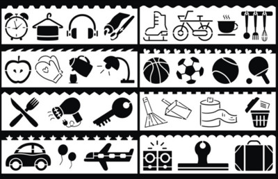 8 listova 18,2*5,2 cm Morska kornjača Riba Rak Šablon DIY Slojevi na zid Predložak za dekoraciju Spomenar Bojanje Reljef Višekratna upotreba