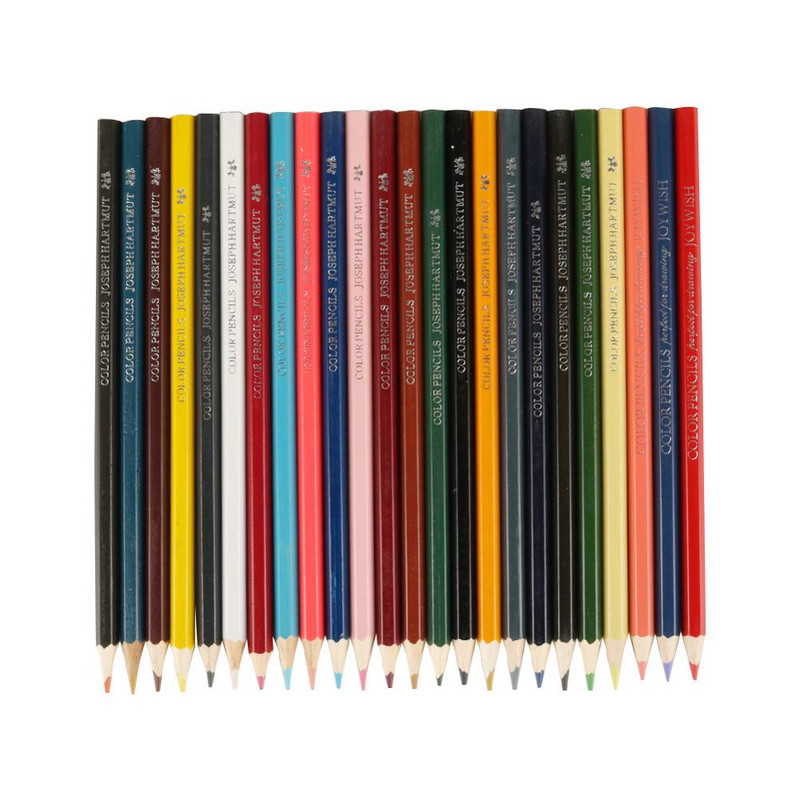 12/24/36 de culori din lemn, creioane colorate în ulei, lapis De cor, pictură de artist, creion de culoare în ulei, pentru școală, desen, schiță, rechizite de artă