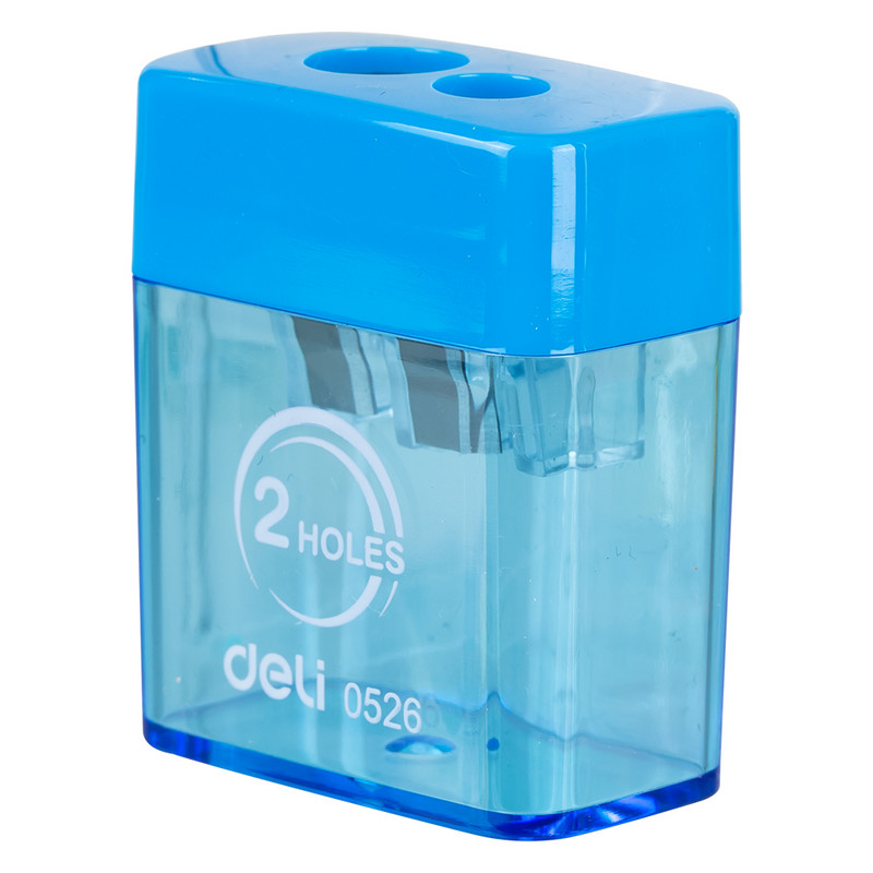 DELI pieštukų drožtuvas pieštukų pjaustyklė 2 skylučių mielas galąstuvas peilis sklandus galandimas mokyklos reikmenys raštinės reikmenys