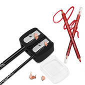 „Double Holes“ tikslūs lūpų dažai antakių kosmetiniai pieštukai drožtuvai antakių lūpų kontūro pieštukas akių pieštukas pieštukas mergaičių dovanos mokykloms