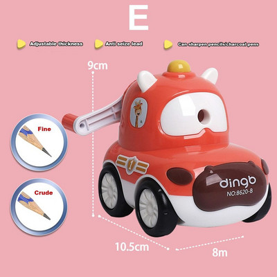 Rankinis pieštukų drožtuvas, 3 pavara, reguliuojamas mielas astronautų mechaninis drožtuvas mokyklinis biuro reikmenys mokinių raštinės reikmenys