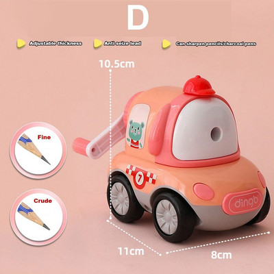 Rankinis pieštukų drožtuvas, 3 pavara, reguliuojamas mielas astronautų mechaninis drožtuvas mokyklinis biuro reikmenys mokinių raštinės reikmenys