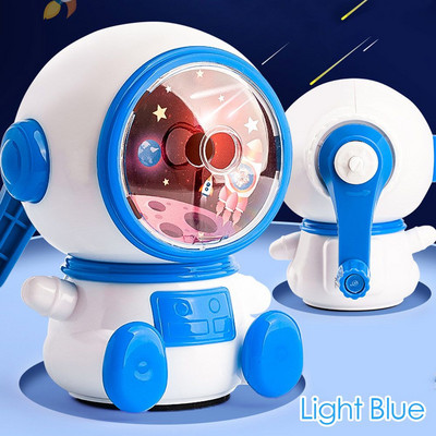 Rankinis pieštukų drožtuvas, 3 pavara, reguliuojamas mielas astronautų mechaninis drožtuvas mokyklinis biuro reikmenys mokinių raštinės reikmenys