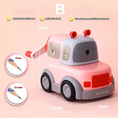 Rankinis pieštukų drožtuvas, 3 pavara, reguliuojamas mielas astronautų mechaninis drožtuvas mokyklinis biuro reikmenys mokinių raštinės reikmenys