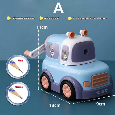 Rankinis pieštukų drožtuvas, 3 pavara, reguliuojamas mielas astronautų mechaninis drožtuvas mokyklinis biuro reikmenys mokinių raštinės reikmenys