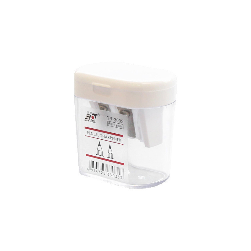 Sharkbang New Arrival Lihtne läbipaistev pliiatsiteritaja pliiatsilõikamise õppevahendid Round & Saqure Kids Kingituseks koolitarbed