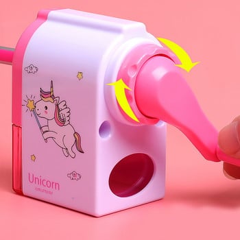 1 τεμ. μανιβέλα χειρός Cute Dolphin Mechanical Sharpener for Pencil School Αναλώσιμα γραφείου Δημιουργική γραφική ύλη Επιστροφή στο σχολείο