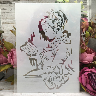 Πρότυπο διακοσμητικής κάρτας άλμπουμ A4 Sea Ocean World DIY Layering Stencils Wall Painting Scrapbook Coloring ανάγλυφο πρότυπο διακοσμητικής κάρτας