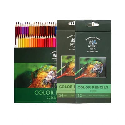 12/18/24 Genkky Pencil Oily Color Lead Paint Brush Комплект водоразтворими цветни моливи Ръчно рисувани училищни офис консумативи