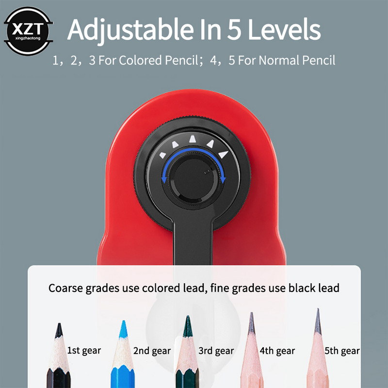 1kom Deli Rotacijsko šiljilo za olovke Stroj za rezanje olovke Uredski pribor Školsko šiljilo za olovke